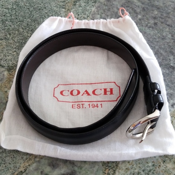 Coach Accessories - Coach Black Leather Belt